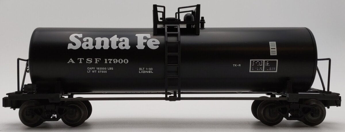 Lionel 6-17900 O Gauge Santa Fe Unibody Single Dome Tank Car #17900 EX/Box