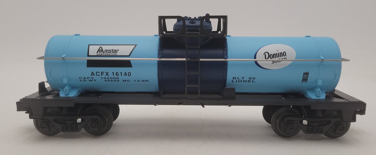 Lionel 6-16140 O Gauge Domino Sugar Single Dome Tank Car #16140 VG/Box