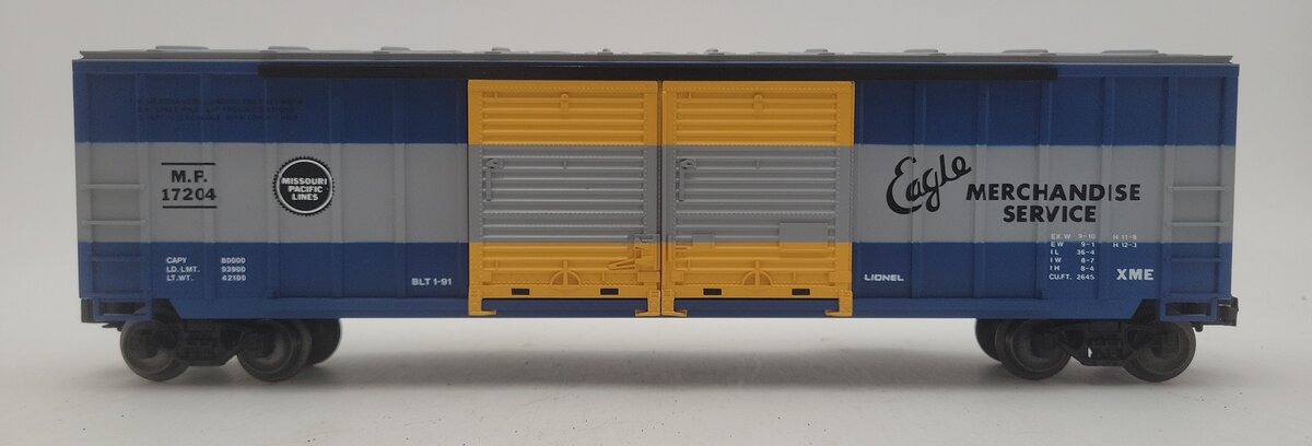 Lionel 6-17204 O Gauge Missouri Pacific Double Door Boxcar #17204 LN/Box