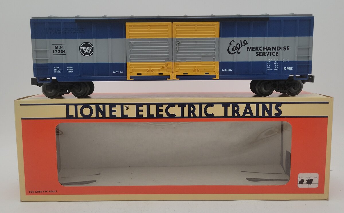 Lionel 6-17204 O Gauge Missouri Pacific Double Door Boxcar #17204 LN/Box