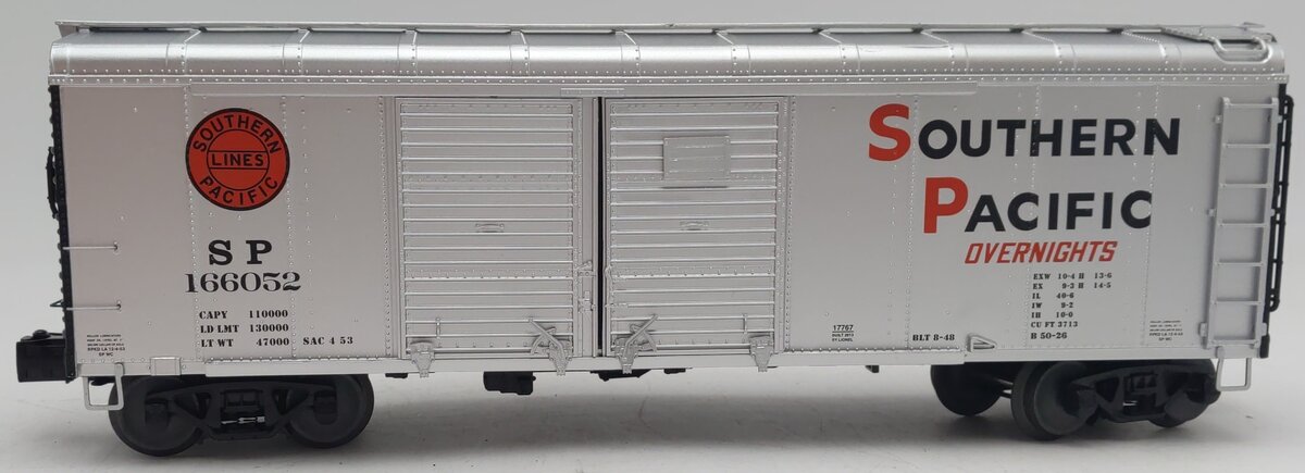 Lionel 6-17767 O Gauge SP Round-Roof Boxcar #166052 EX/Box