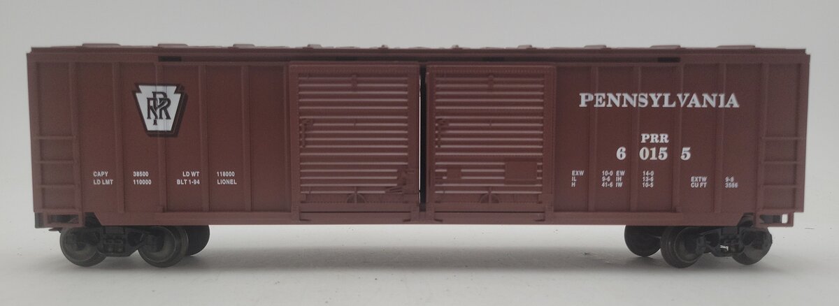 Lionel 6-17216 O Gauge Pennsylvania Railroad Double Door Boxcar #60155 EX/Box