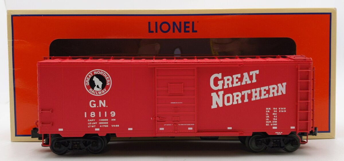 Lionel 6-83570 O Great Northern Grain Door PS-1 Boxcar #18119 LN/Box