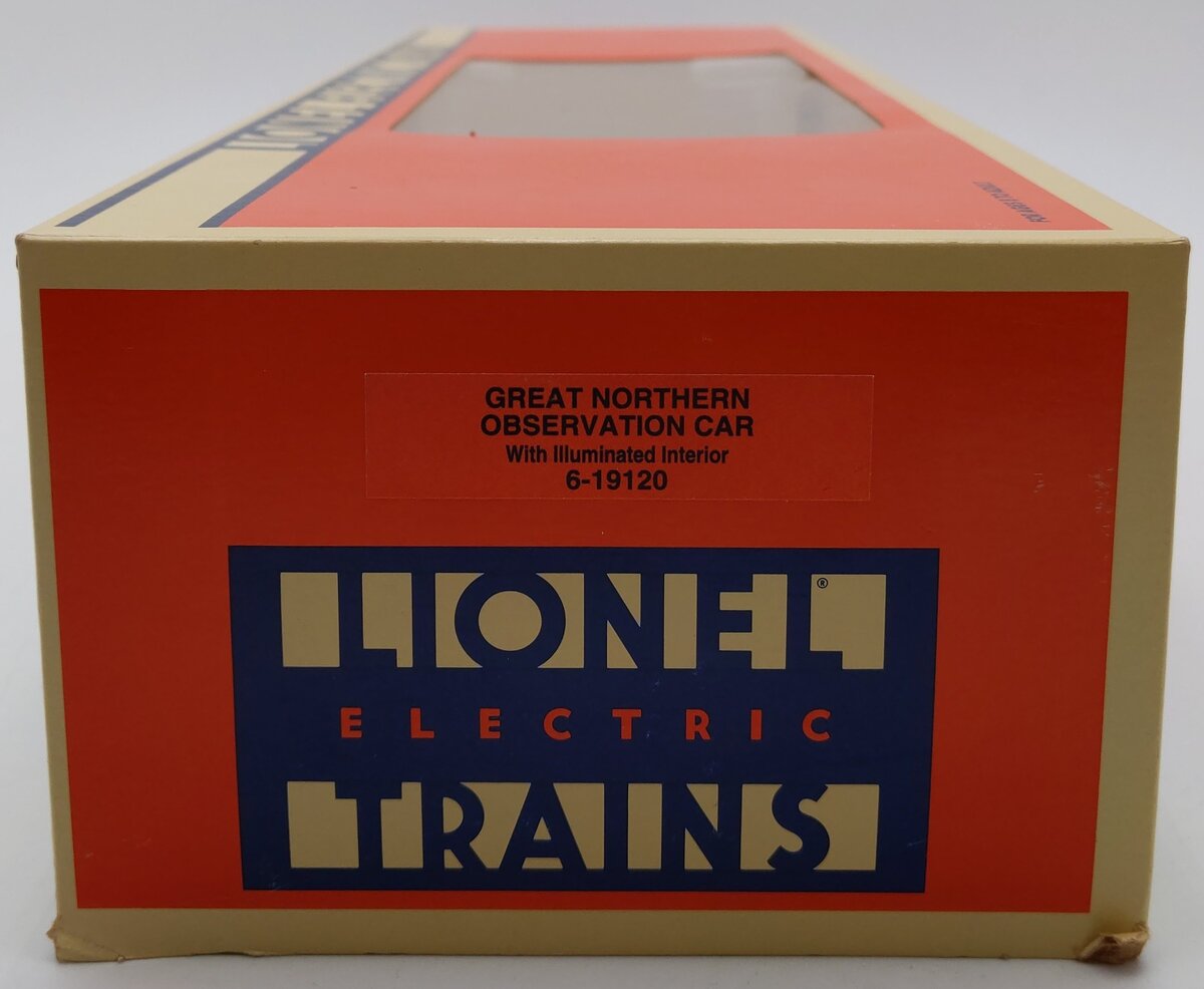 Lionel 6-19120 O Great Northern "Corral Coulee" Observation Car #1192 EX/Box