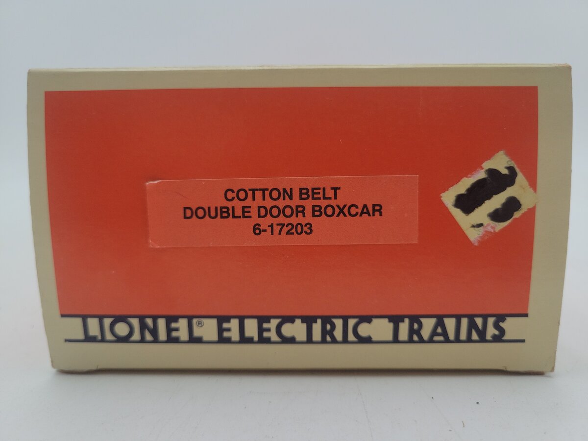 Lionel 6-17203 O Gauge Cotton Belt Double Door Boxcar #17203 EX/Box