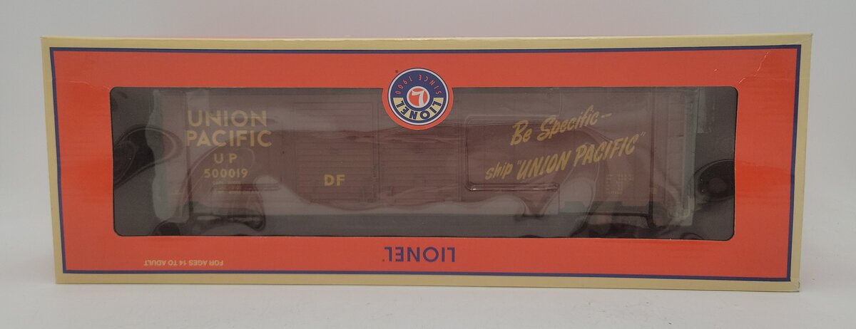 Lionel 6-81114 O Gauge Union Pacific Double Door Boxcar w/ End Doors #500019 NIB