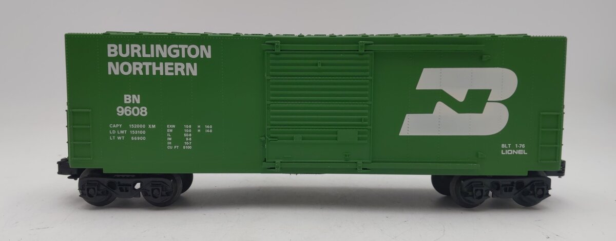 Lionel 6-9608 O Gauge Burlington Northern Hi-Cube Boxcar EX/Box