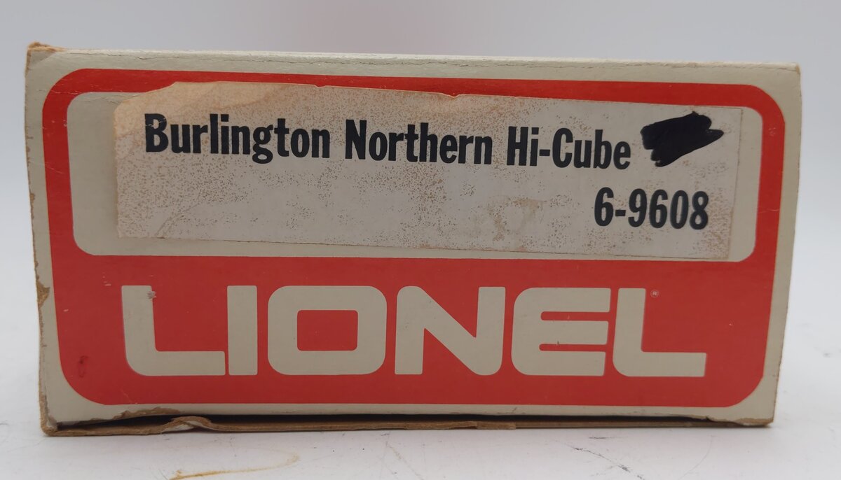 Lionel 6-9608 O Gauge Burlington Northern Hi-Cube Boxcar EX/Box