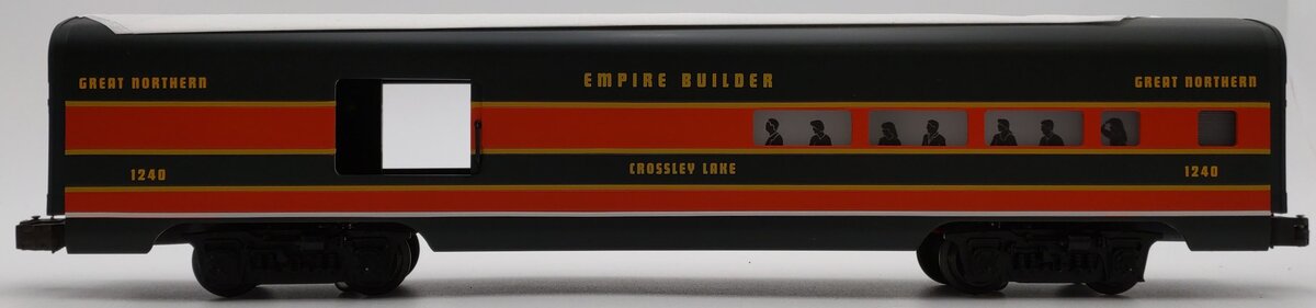 Lionel 6-19117 O Great Northern "Crossley Lake" Aluminum Combine Car #1240 EX/Box