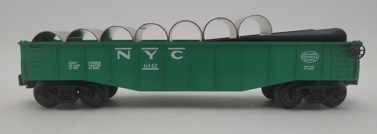 Lionel 6-19478 O Gauge New York Central Culvert Gondola Car #6342 EX/Box