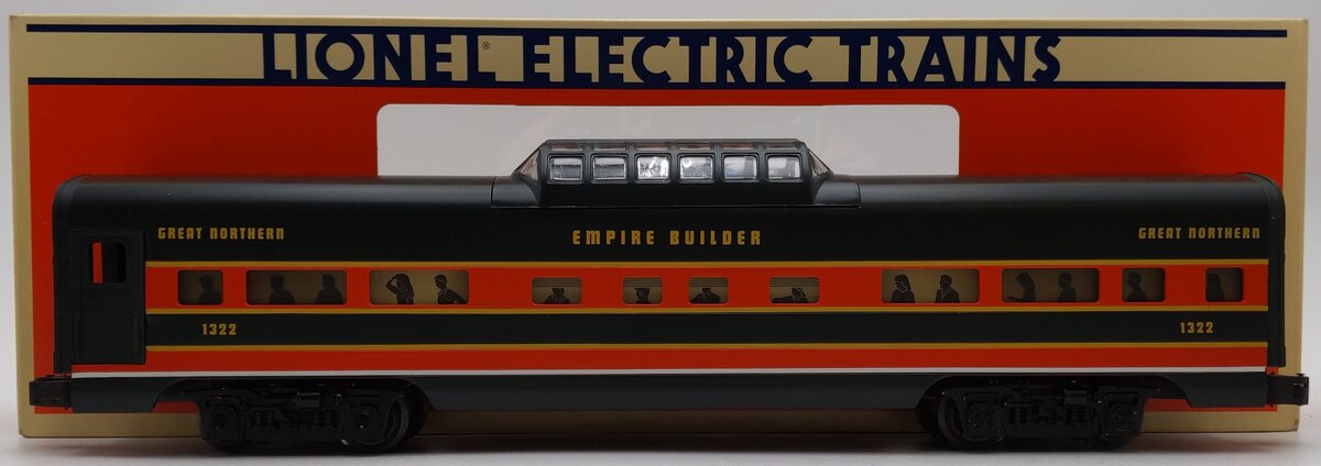 Lionel 6-19119 O Gauge Great Northern Vista Dome Car #1322 EX/Box