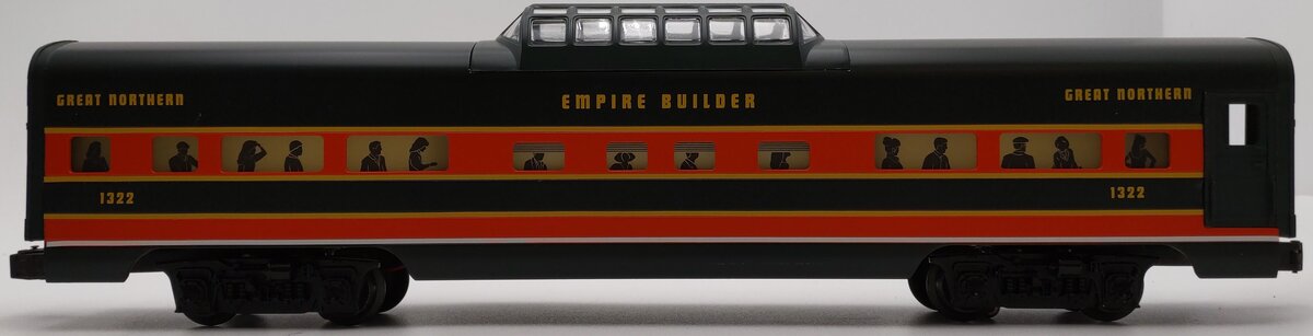 Lionel 6-19119 O Gauge Great Northern Vista Dome Car #1322 EX/Box