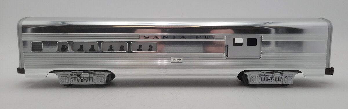Lionel 6-19110 O Gauge Santa Fe Aluminum Combine Car #3500 EX/Box