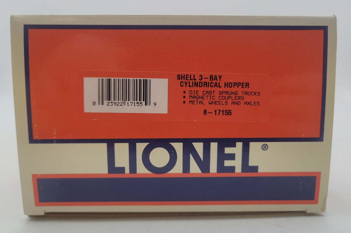 Lionel 6-17155 O Gauge Shell Plastics Cylindrical Hopper #3527 EX/Box