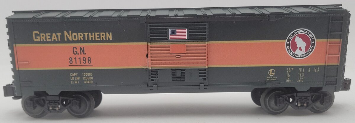 Lionel 6-81198 O USA Great Northern Boxcar EX/Box