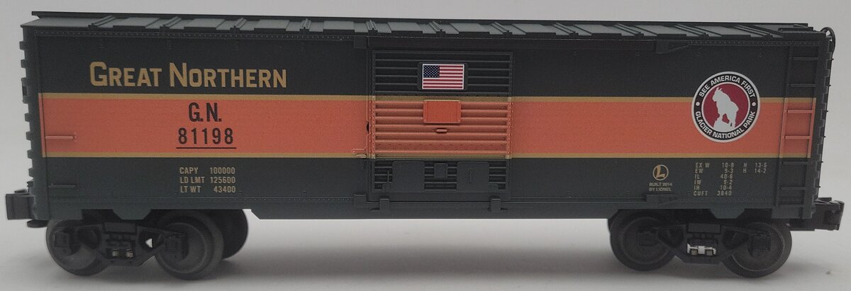 Lionel 6-81198 O USA Great Northern Boxcar EX/Box