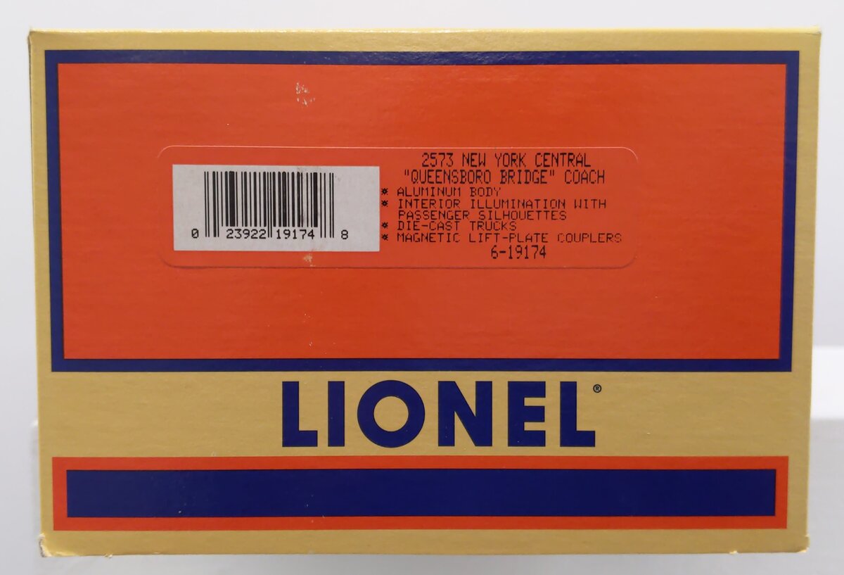 Lionel 6-19174 O Gauge New York Central 