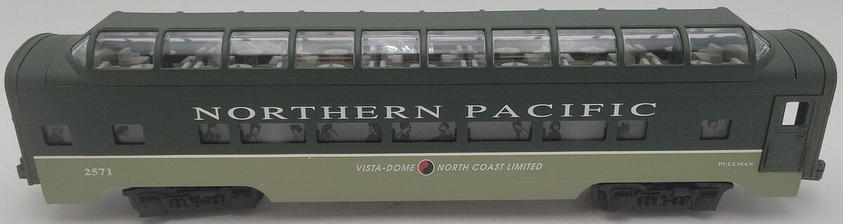 Lionel 6-19169 O Gauge Northern Pacific Full Vista Dome Diner Car EX/Box