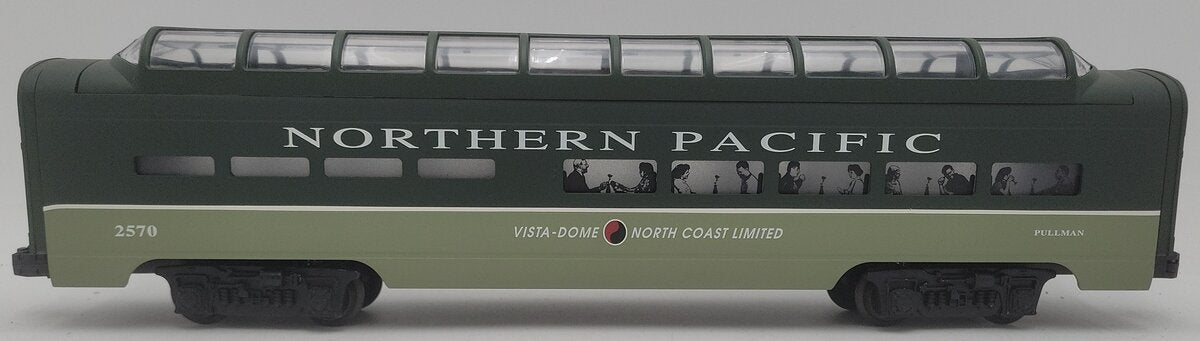 Lionel 6-19170 O Gauge Northern Pacific Full Vista Dome Coach EX/Box