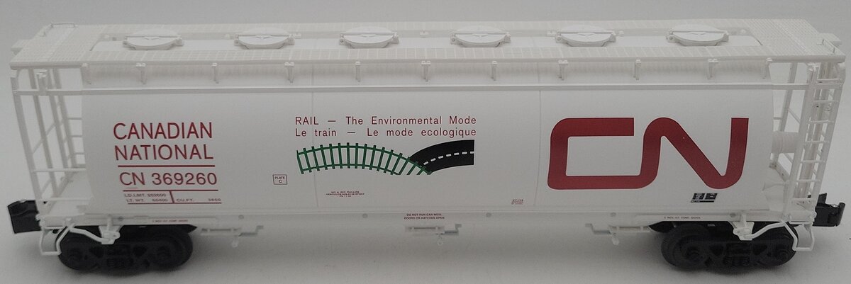 Lionel 6-27114 O Gauge Canadian National Cylindrical Hopper #369260 EX/Box