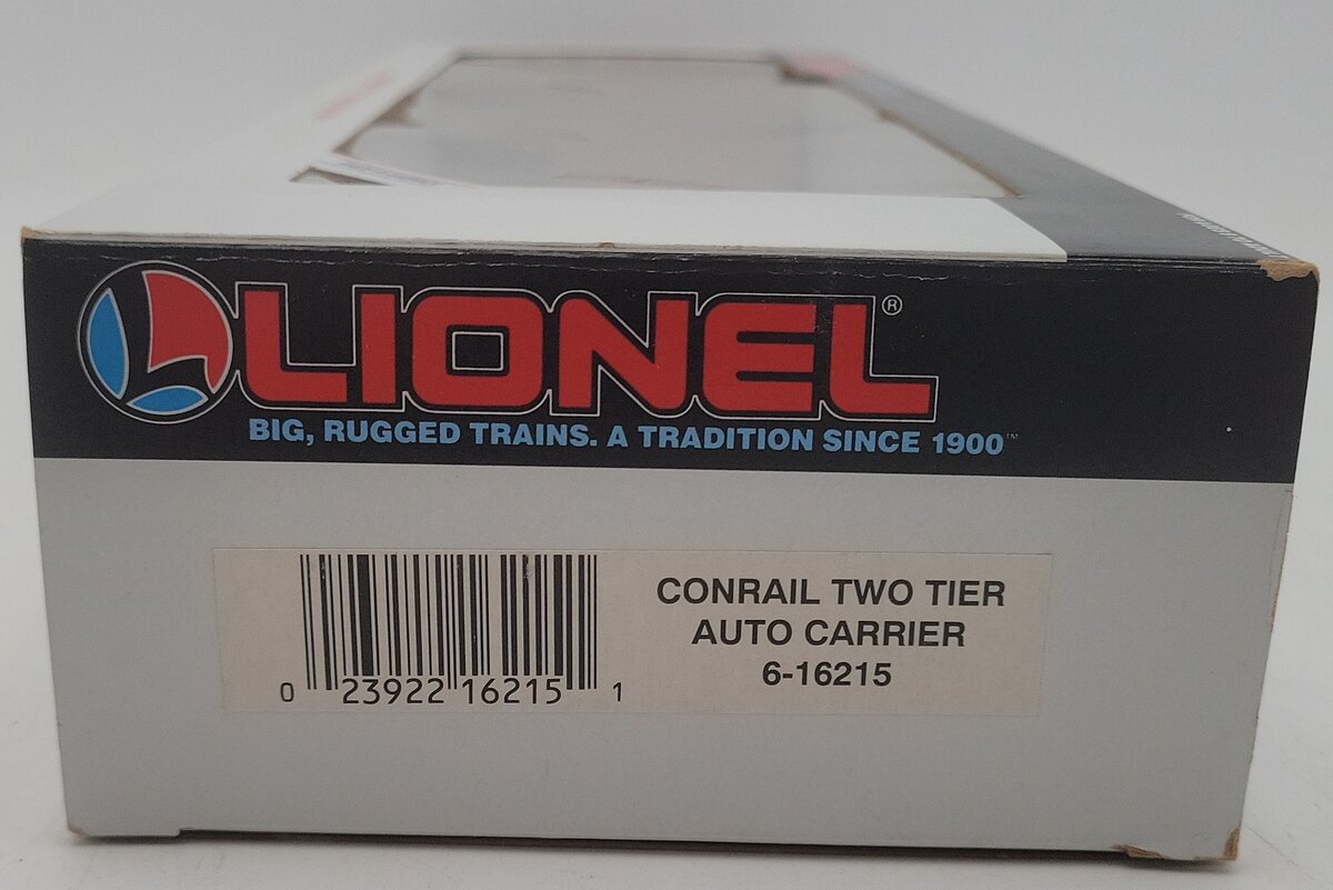 Lionel 6-16215 O Gauge Conrail Two Tier Auto Carrier EX/Box