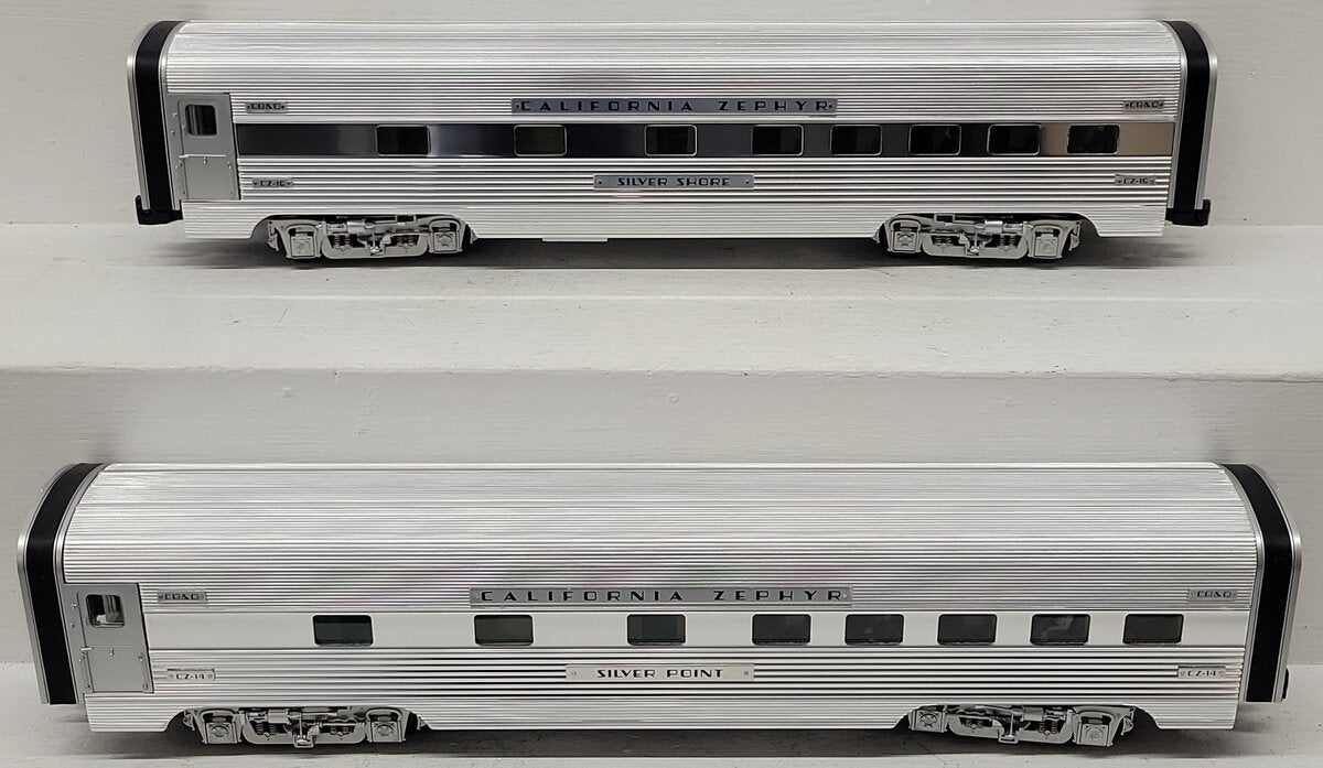 Lionel 6-29149 O Gauge Chicago Burlington & Quincy Zephyr Passenger Car Set EX/Box