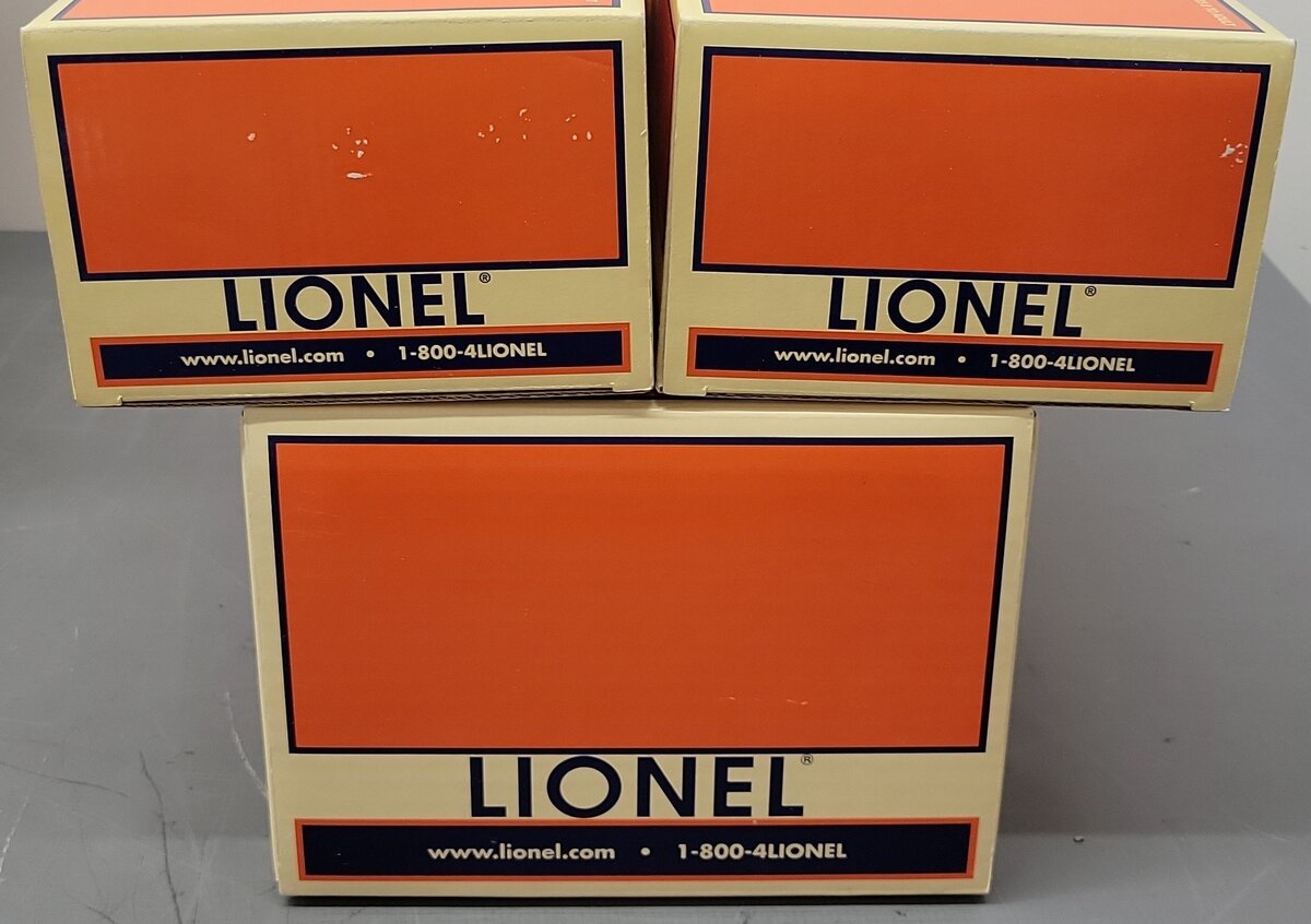 Lionel 6-29149 O Gauge Chicago Burlington & Quincy Zephyr Passenger Car Set EX/Box