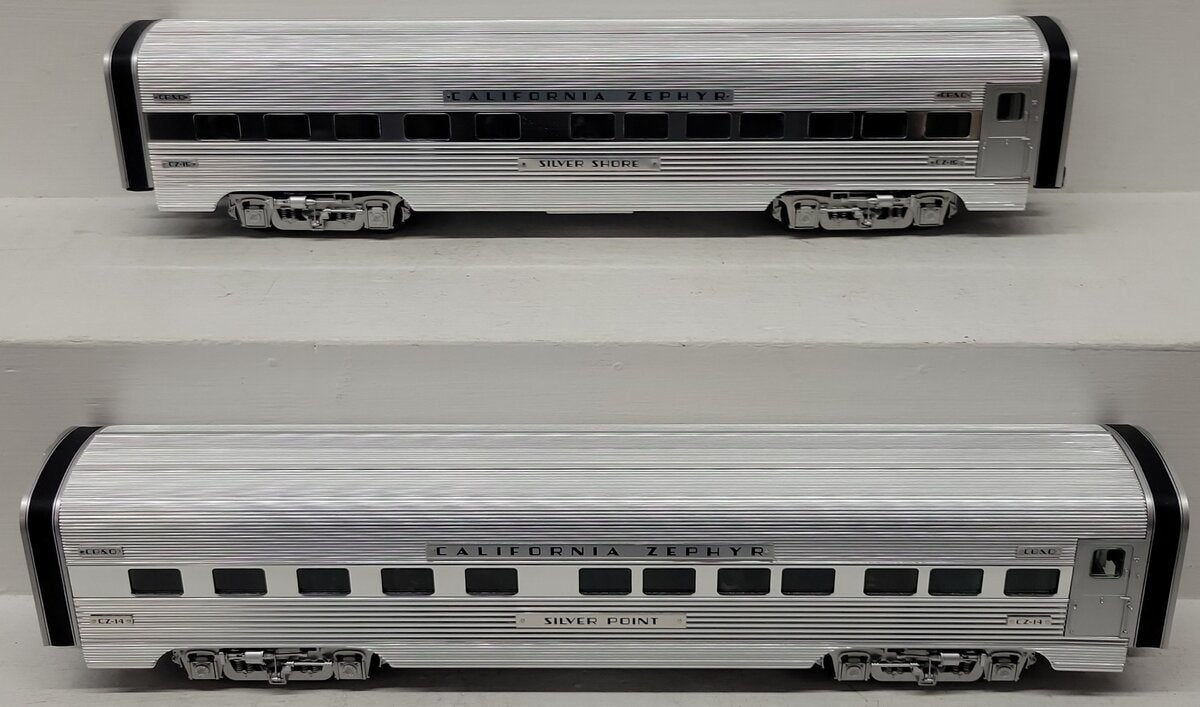Lionel 6-29149 O Gauge Chicago Burlington & Quincy Zephyr Passenger Car Set EX/Box