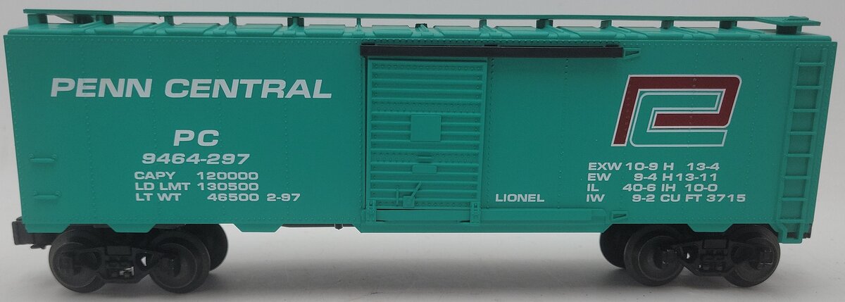 Lionel 6-17225 O Gauge Penn Central Scale-Size Boxcar #9464-297 EX/Box