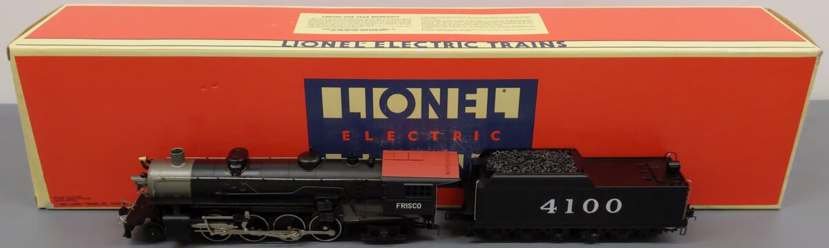 Lionel 6-18030 O Gauge Frisco 2-8-2 Mikado Steam Locomotive & Tender #4100 VG/Box