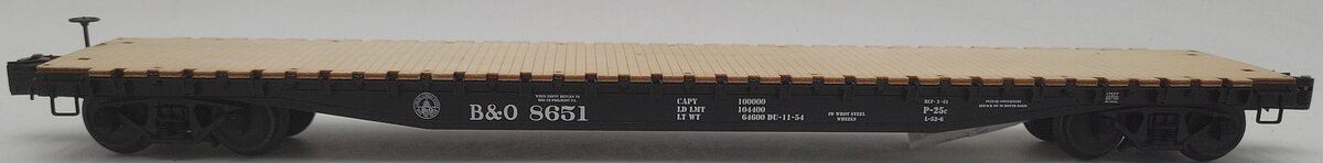 Lionel 6-17577 O Gauge Baltimore & Ohio PS-4 Flatcar #8651 EX/Box