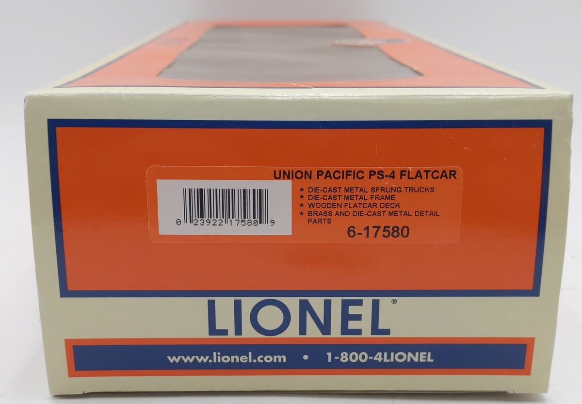 Lionel 6-17580 O Gauge Union Pacific PS-4 Flat Car #54603 EX/Box