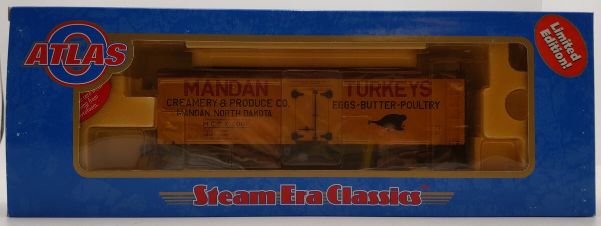 Atlas 8027-2 Mandan Turkeys Reefer Car (3-Rail) NIB