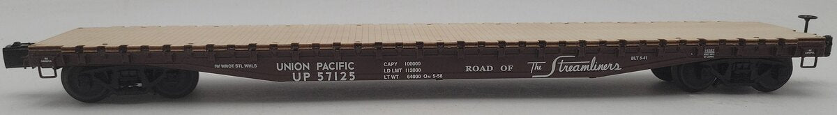 Lionel 6-19383 O Gauge Union Pacific PS-4 Flatcar w/Stakes EX/Box