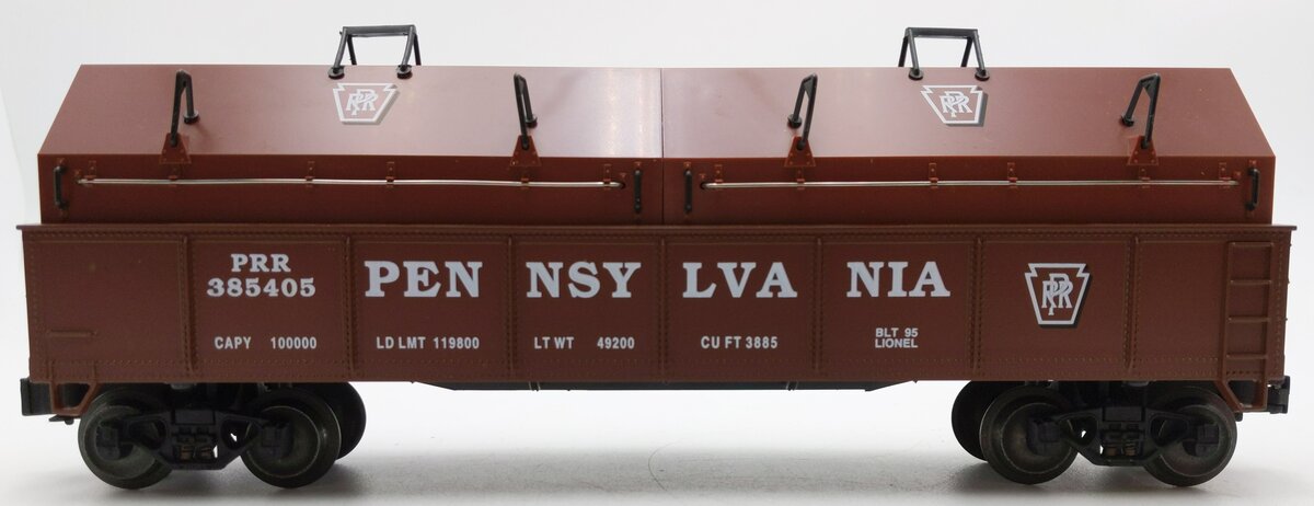 Lionel 6-17406 O Gauge Pennsylvania Gondola W/ Coil Covers #385405 EX/Box