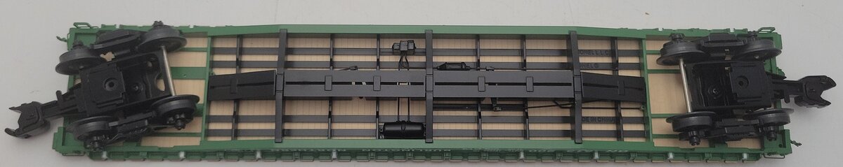 Lionel 6-19386 O Gauge Burlington Northern PS-4 Flatcar w/Stakes EX/Box