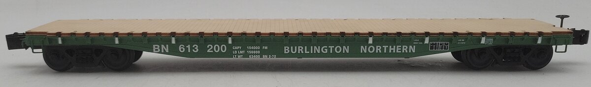 Lionel 6-19386 O Gauge Burlington Northern PS-4 Flatcar w/Stakes EX/Box