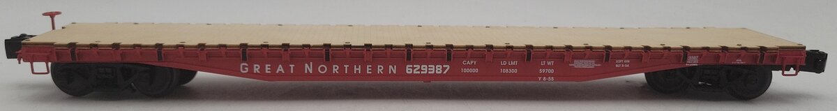 Lionel 6-29387 O GN PS-4 Flatcar w/Stakes EX/Box