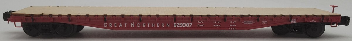 Lionel 6-29387 O GN PS-4 Flatcar w/Stakes EX/Box