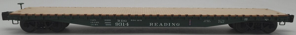 Lionel 6-27512 O Reading PS-4 Flat Car with Wood Deck #9314 EX/Box