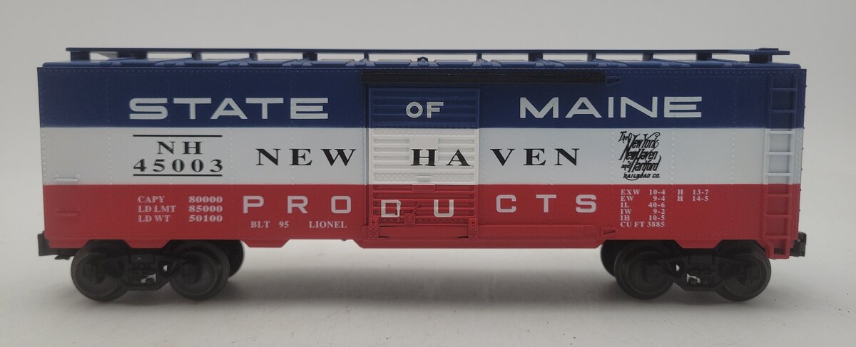 Lionel 6-17217 O Gauge State of Maine New Haven Boxcar #45003 LN/Box