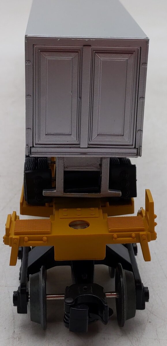 Lionel 6-19416 O Gauge Illinois Central TTUX Flatcar w/ Trailers EX/Box