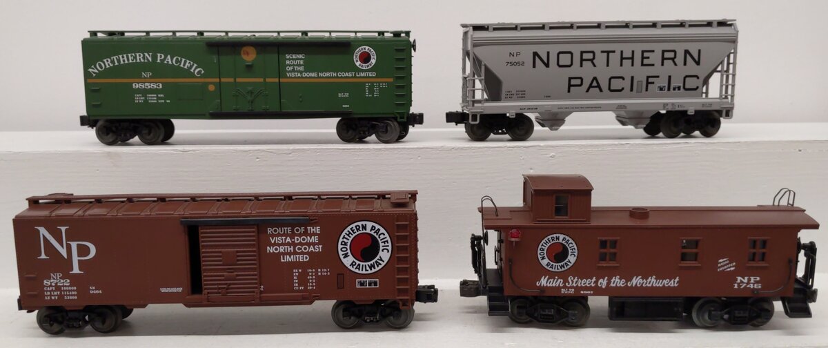 Lionel 6-11977 Northern Pacific Freight Cars 4-Pack EX/Box