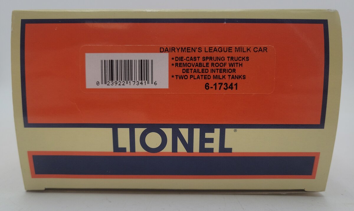 Lionel 6-17341 O Dairymen's League Milk Car #779 EX/Box