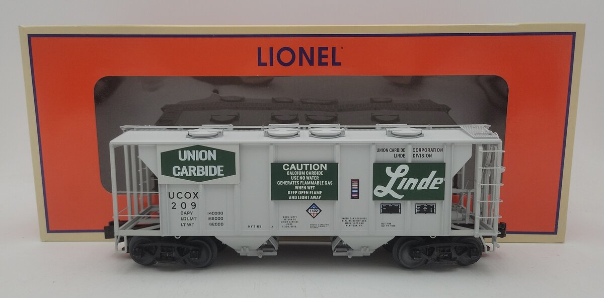 Lionel 6-85101 O Linde PS-2 Covered Hopper #209 LN/Box