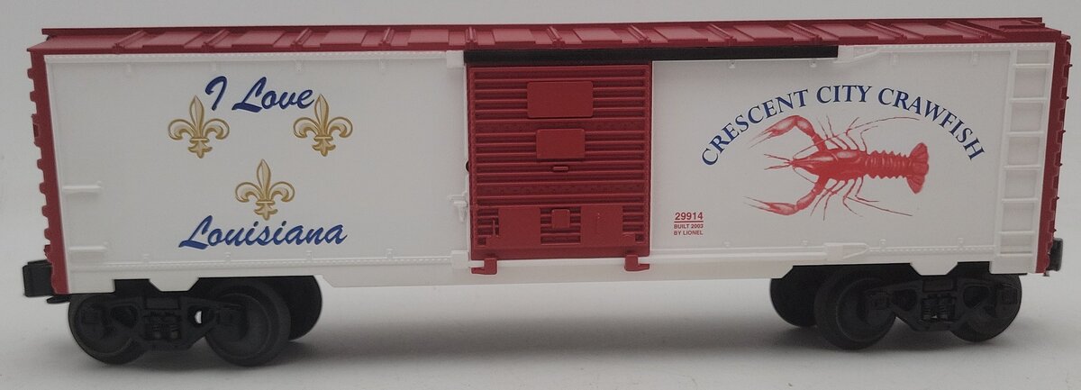 Lionel 6-29914 O Gauge I Love Louisiana Boxcar EX/Box