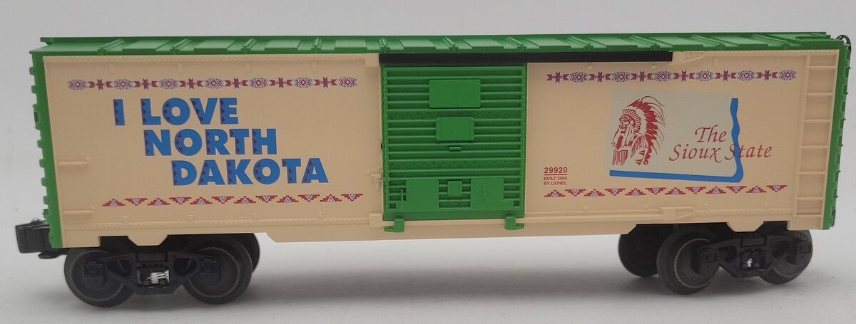 Lionel 6-29920 I Love North Dakota Boxcar EX/Box