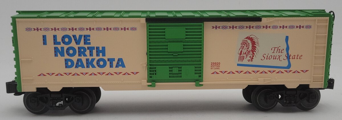 Lionel 6-29920 I Love North Dakota Boxcar EX/Box