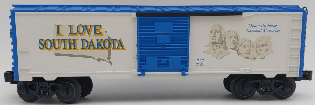 Lionel 6-29921 O Gauge I Love South Dakota Boxcar EX/Box
