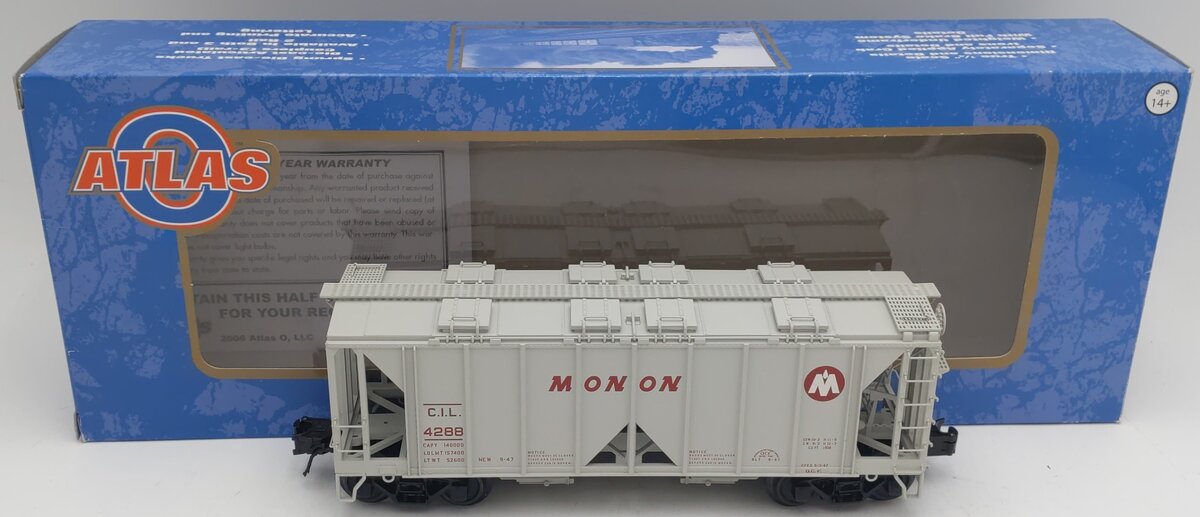 Atlas 3005110 O Monon ACF 70-Ton 1958 Cubic Feet Covered Hopper 3-Rail EX/Box